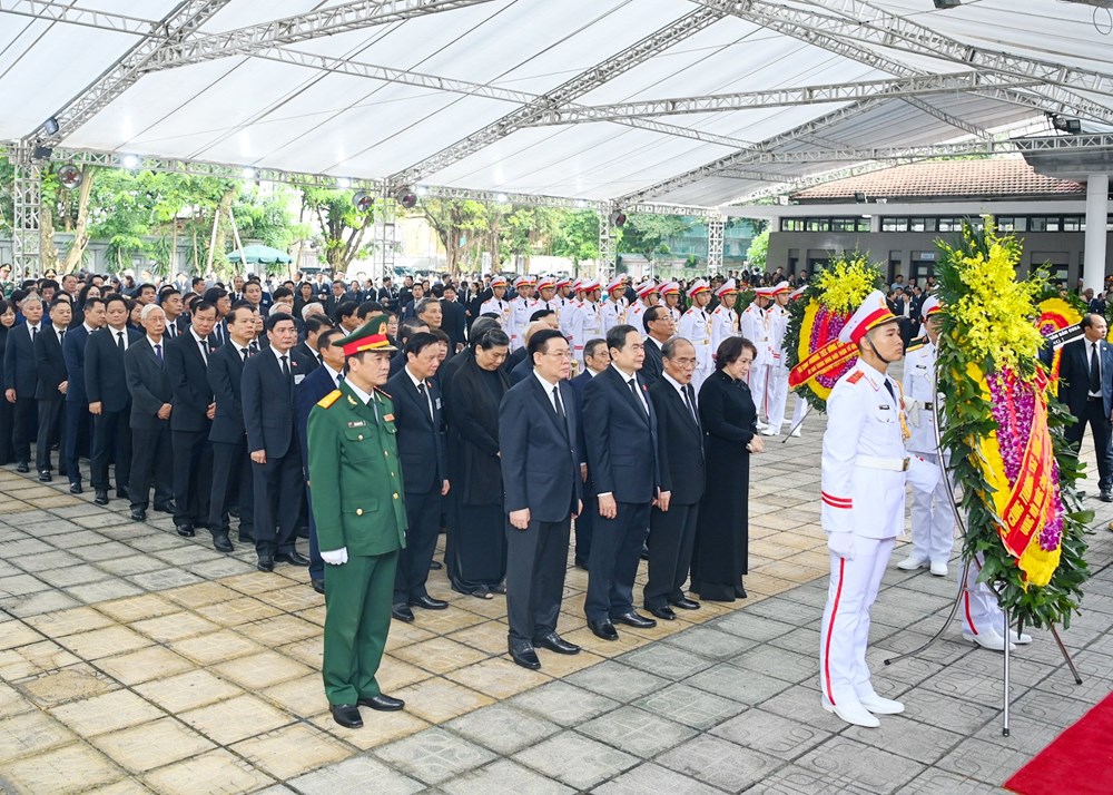 Tổ chức trọng thể Lễ viếng Tổng Bí thư Nguyễn Phú Trọng - ảnh 13