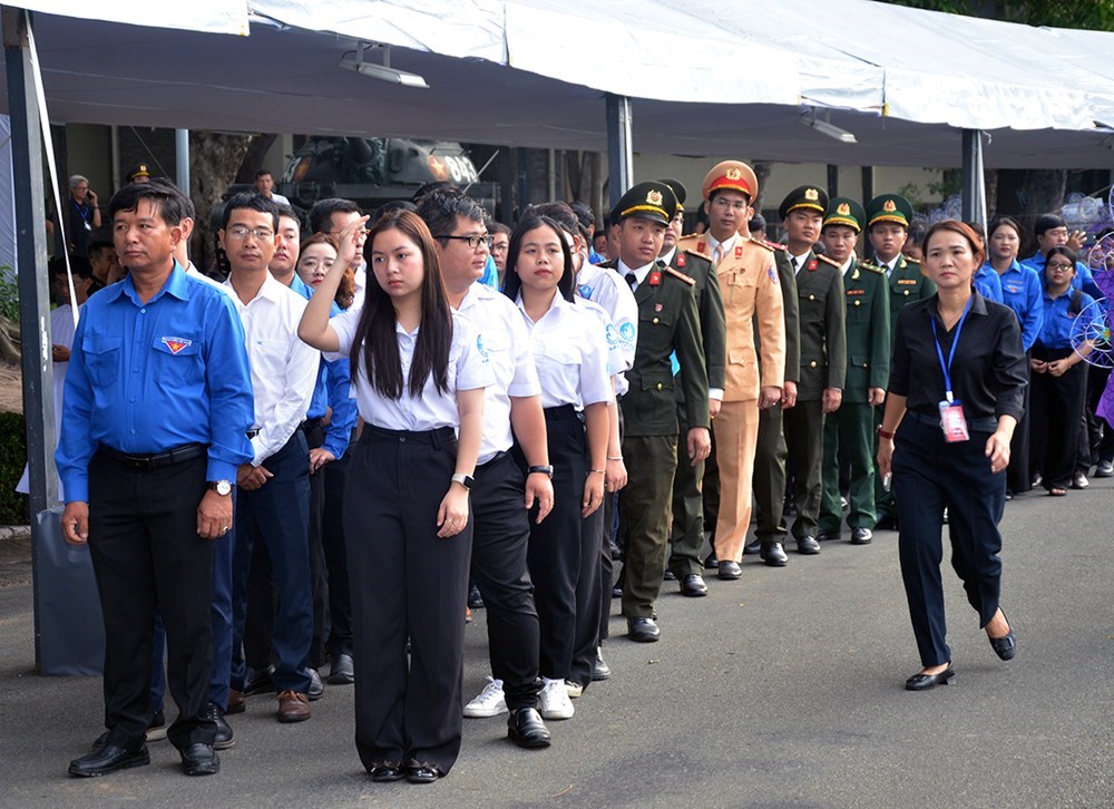 Tổ chức trọng thể Lễ viếng Tổng Bí thư Nguyễn Phú Trọng - ảnh 24