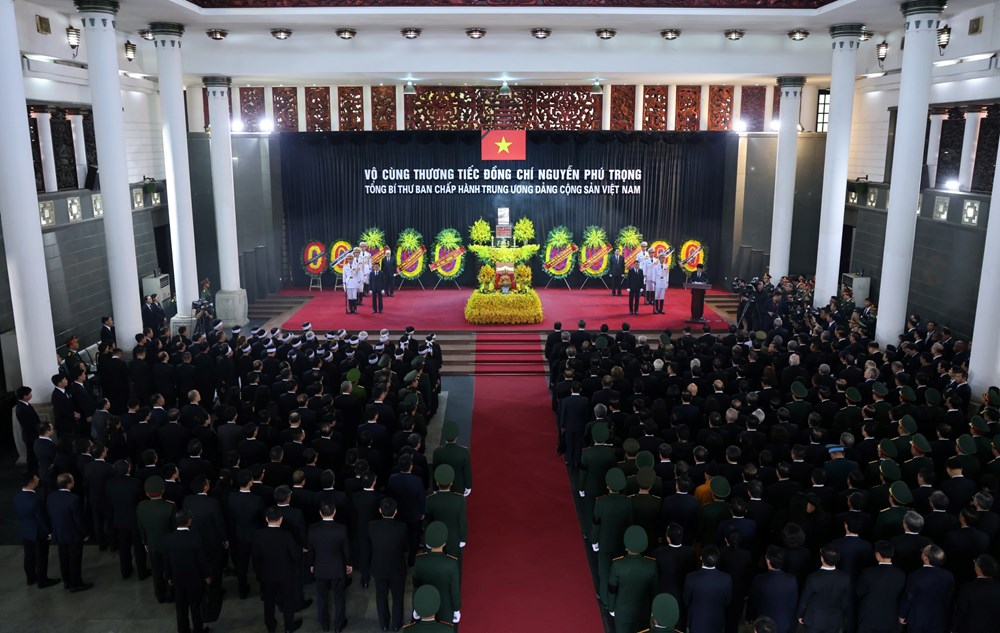  Lễ truy điệu và Lễ an táng Tổng Bí thư Nguyễn Phú Trọng  - ảnh 2