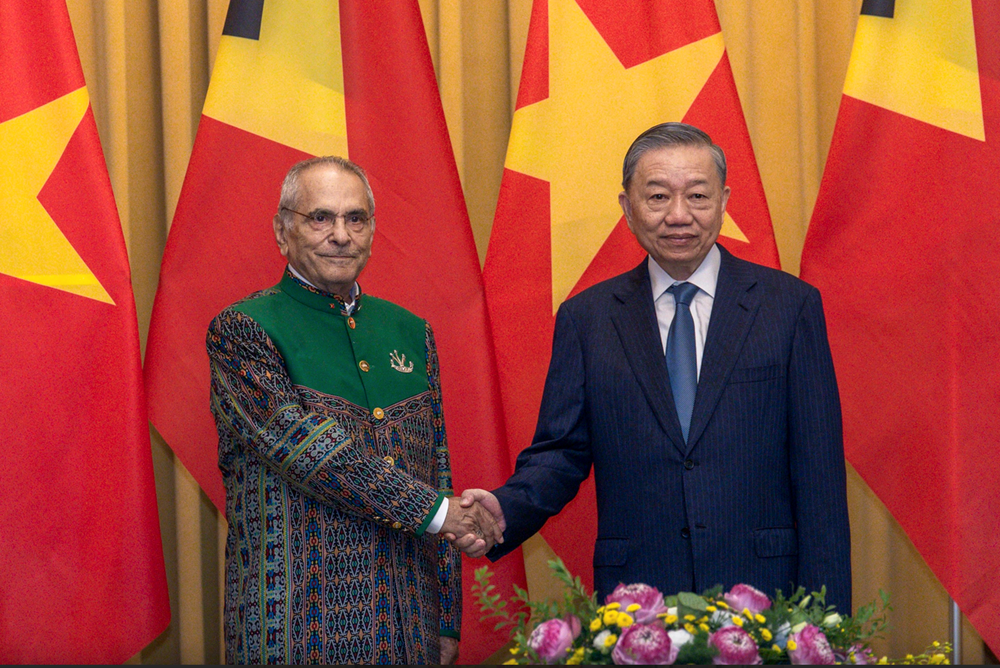 Chủ tịch nước Tô Lâm hội đàm với Tổng thống Timor-Leste - ảnh 1