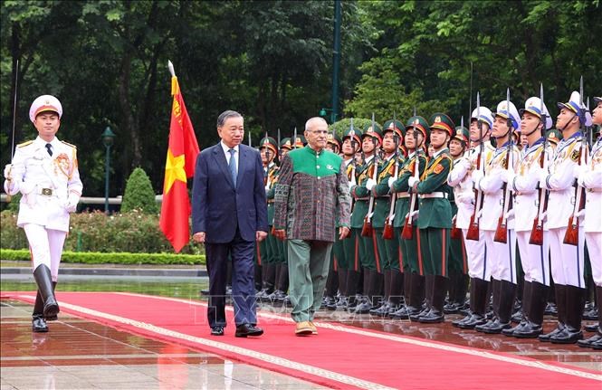 Chủ tịch nước Tô Lâm chủ trì lễ đón Tổng thống Timor-Leste thăm cấp Nhà nước tới Việt Nam - ảnh 1