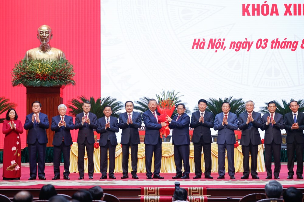 Đồng chí Tô Lâm được bầu giữ chức Tổng Bí thư Ban Chấp hành Trung ương Đảng Cộng sản Việt Nam - ảnh 3