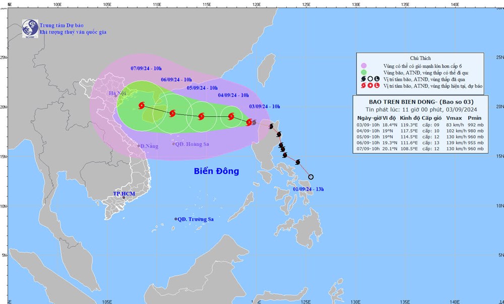 Khẩn trương ứng phó bão số 3 - ảnh 1