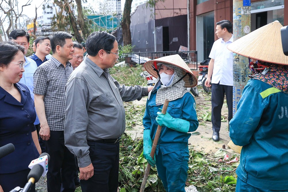 Thủ tướng chỉ đạo huy động cả hệ thống chính trị và các lực lượng khắc phục hậu quả bão số 3 - ảnh 3