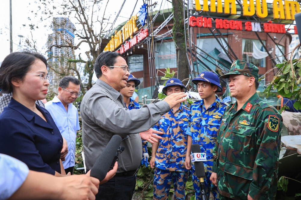 Thủ tướng chỉ đạo huy động cả hệ thống chính trị và các lực lượng khắc phục hậu quả bão số 3 - ảnh 2