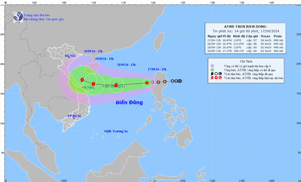 Chủ động ứng phó áp thấp nhiệt đới có khả năng mạnh lên thành bão - ảnh 1