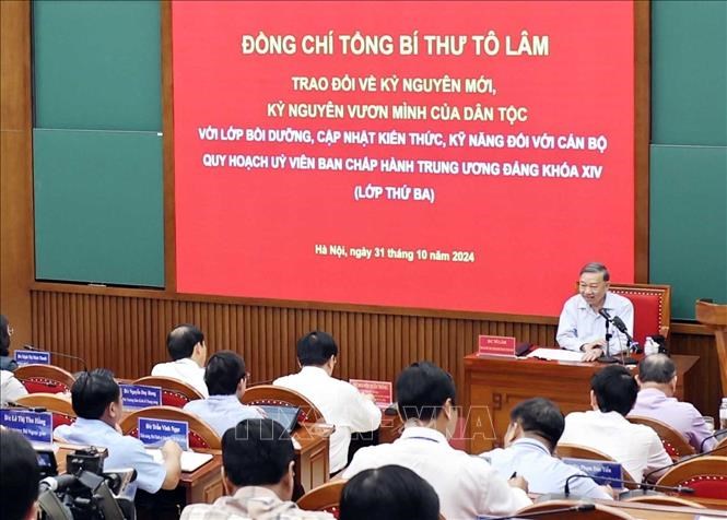 Nội dung chuyên đề của Tổng Bí thư Tô Lâm về kỷ nguyên mới, kỷ nguyên vươn mình của dân tộc - ảnh 1