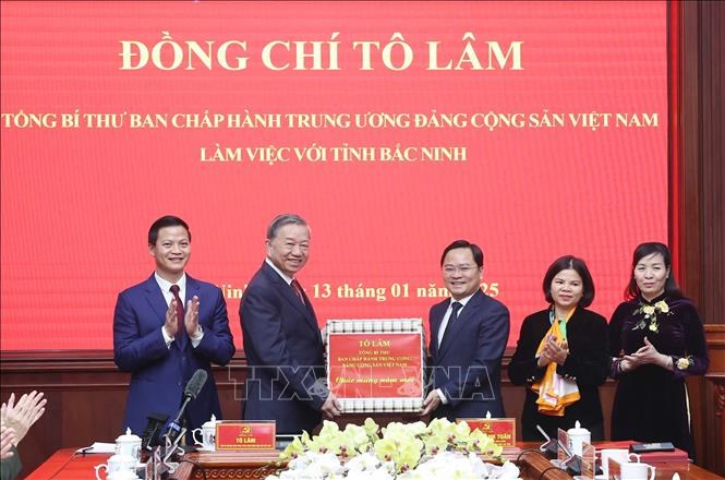 Tổng Bí thư Tô Lâm thăm và làm việc với tỉnh Bắc Ninh - ảnh 3