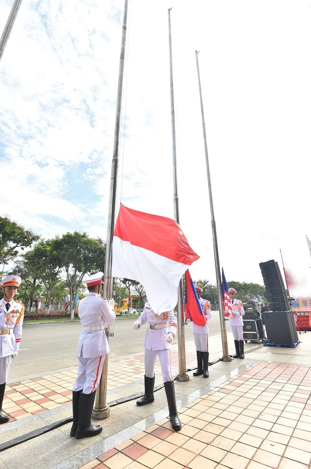 Lễ thượng cờ Đại hội Thể thao học sinh Đông Nam Á lần thứ 13 - ảnh 4