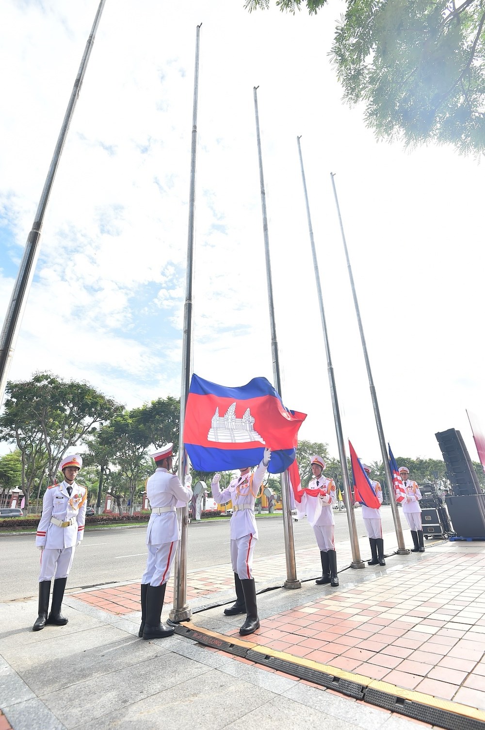 Lễ thượng cờ Đại hội Thể thao học sinh Đông Nam Á lần thứ 13 - ảnh 5