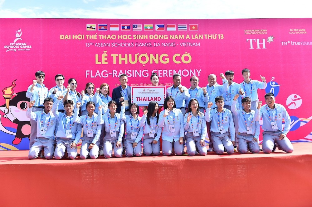 Lễ thượng cờ Đại hội Thể thao học sinh Đông Nam Á lần thứ 13 - ảnh 8
