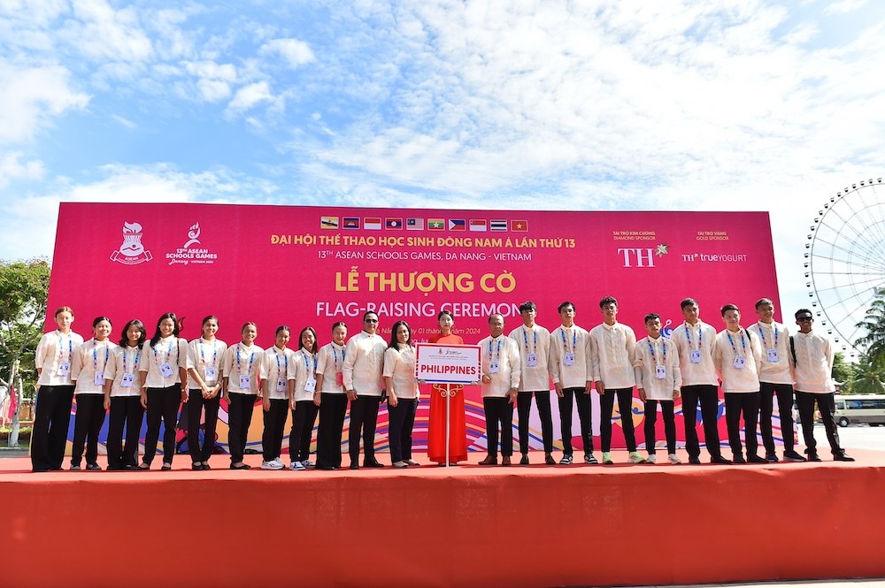 Lễ thượng cờ Đại hội Thể thao học sinh Đông Nam Á lần thứ 13 - ảnh 11