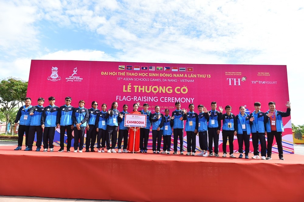Lễ thượng cờ Đại hội Thể thao học sinh Đông Nam Á lần thứ 13 - ảnh 14