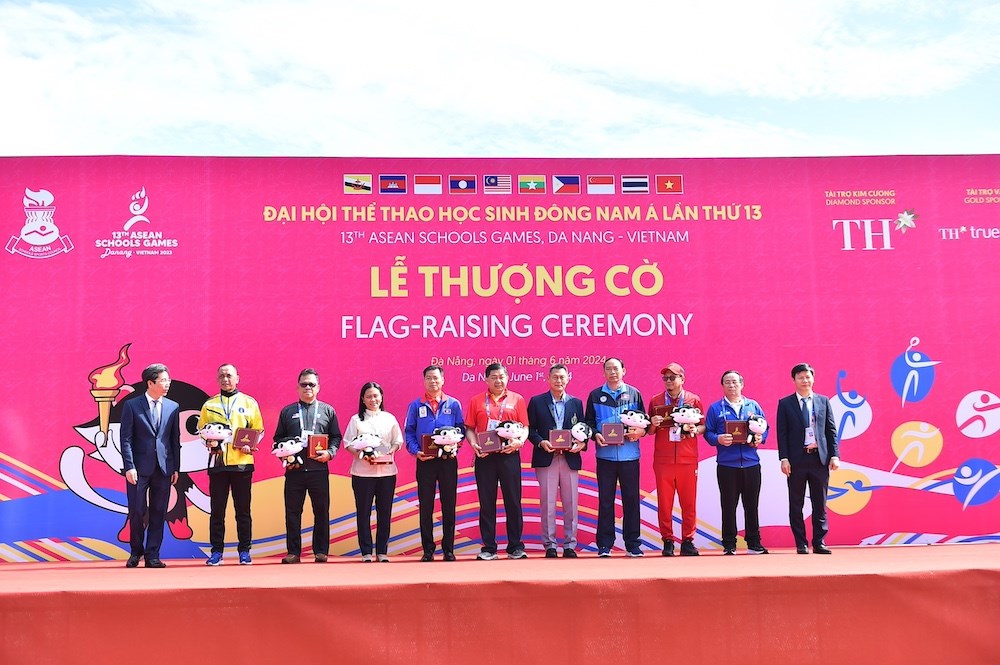 Lễ thượng cờ Đại hội Thể thao học sinh Đông Nam Á lần thứ 13 - ảnh 16