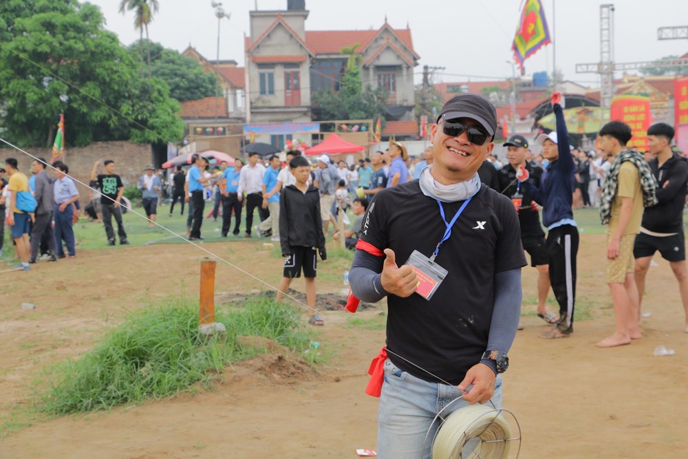 Tưng bừng lễ hội truyền thống thi thả diều làng Bá Dương Nội - ảnh 7