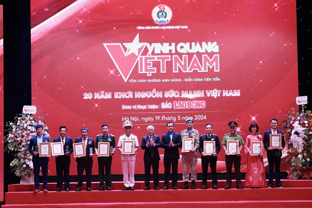 Vinh danh 20 tập thể, cá nhân tại chương trình Vinh quang Việt Nam năm 2024 - ảnh 2