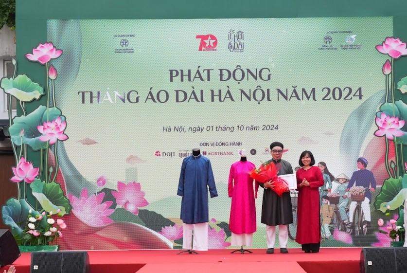 Phát động Tháng Áo dài Hà Nội năm 2024 - ảnh 2