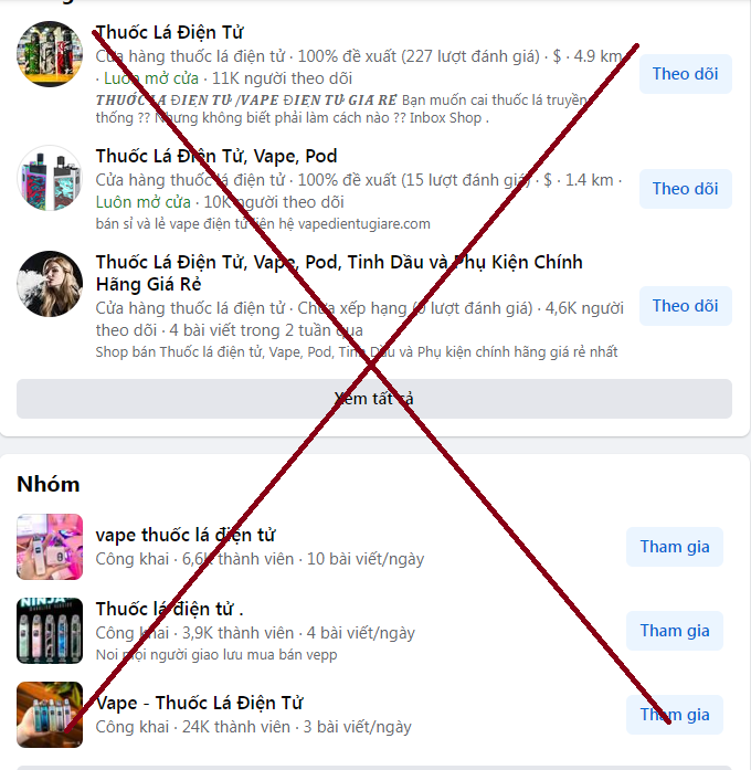 Mua bán thuốc lá điện tử trên mạng xã hội, thách thức không chỉ ở Việt Nam - ảnh 1