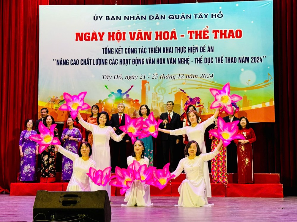 Sôi nổi tranh tài tại Ngày hội Văn hóa – Thể thao quận Tây Hồ - ảnh 1