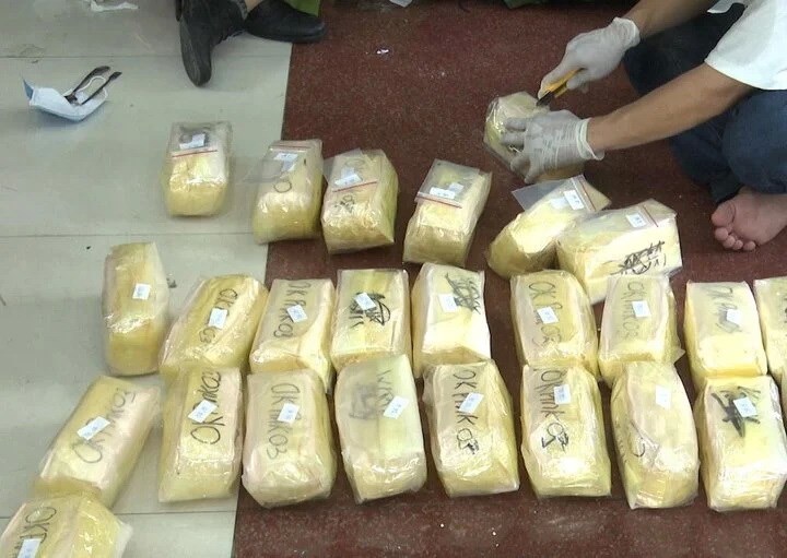 Bắt 8 đối tượng vận chuyển gần 200 kg ma túy từ Lào về Việt Nam - ảnh 1