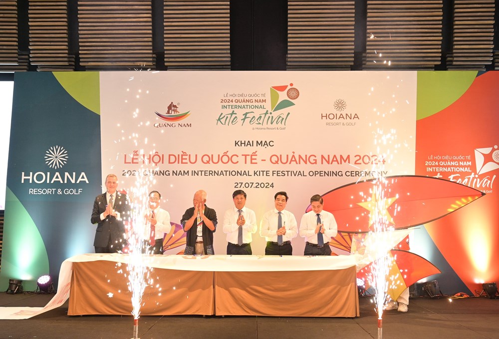 Hơn 100 loại diều trình diễn tại Lễ hội diều quốc tế- Quảng Nam 2024 - ảnh 1