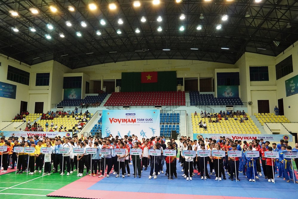 Khai mạc giải vô địch Vovinam toàn quốc năm 2024 - ảnh 1