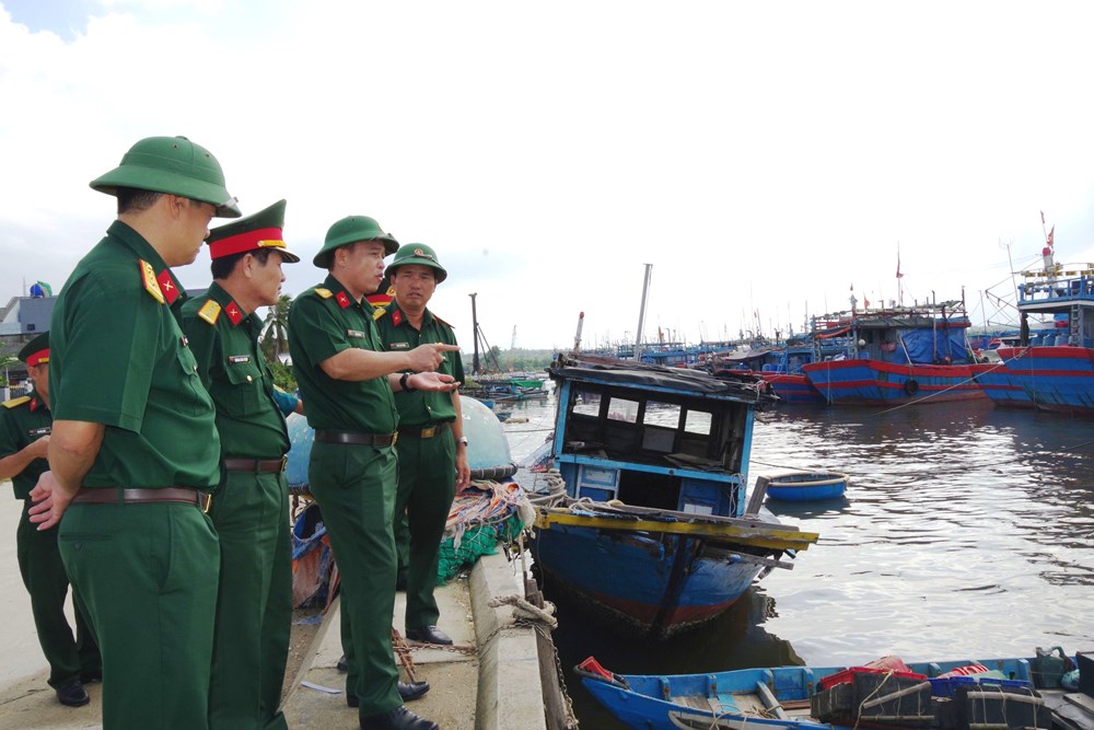 Lực lượng vũ trang tỉnh Quảng Nam sẵn sàng ứng phó với bão Trà Mi - ảnh 1