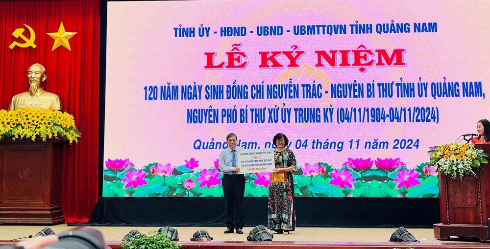 Kỷ niệm 120 năm ngày sinh nguyên Phó Bí thư Xứ ủy Trung Kỳ Nguyễn Trác - ảnh 3