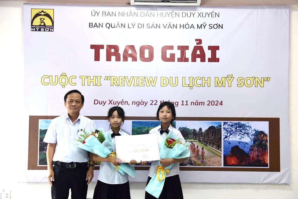 Trao giải cuộc thi “Review du lịch Mỹ Sơn“ - ảnh 1