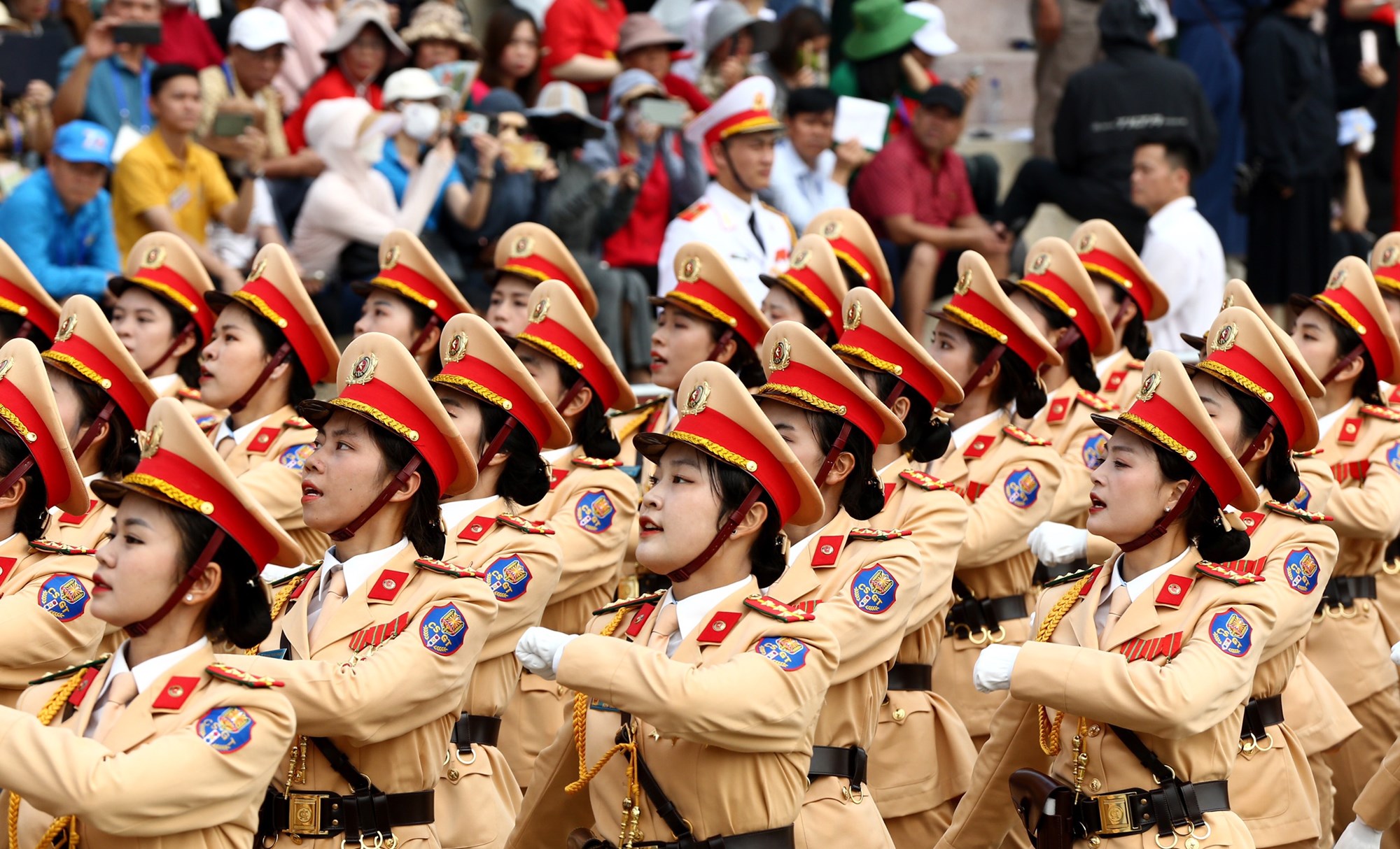 Tổng duyệt diễu binh, diễu hành kỷ niệm 70 năm Chiến thắng Điện Biên Phủ - ảnh 19