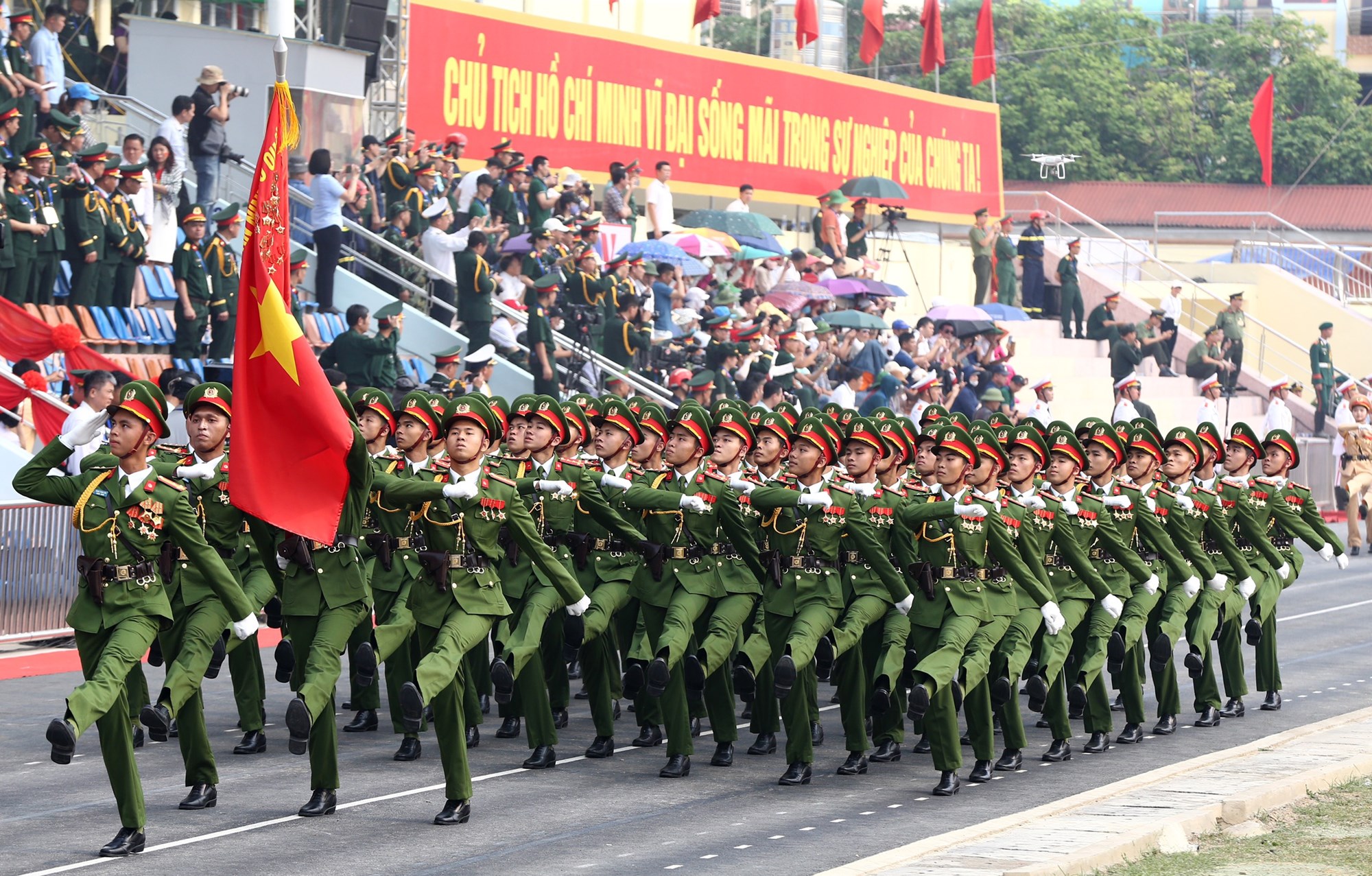 Tổng duyệt diễu binh, diễu hành kỷ niệm 70 năm Chiến thắng Điện Biên Phủ - ảnh 18