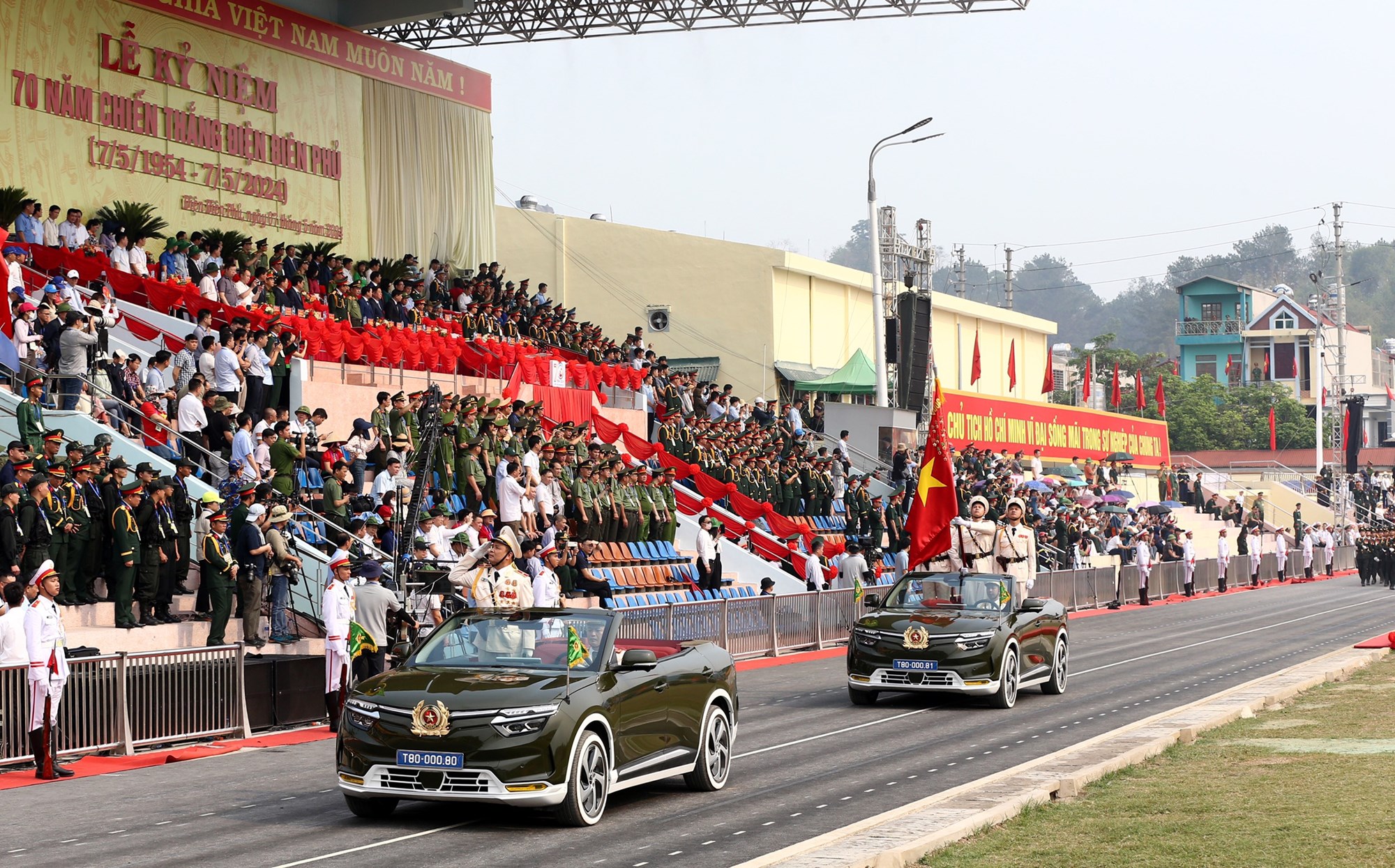 Tổng duyệt diễu binh, diễu hành kỷ niệm 70 năm Chiến thắng Điện Biên Phủ - ảnh 22