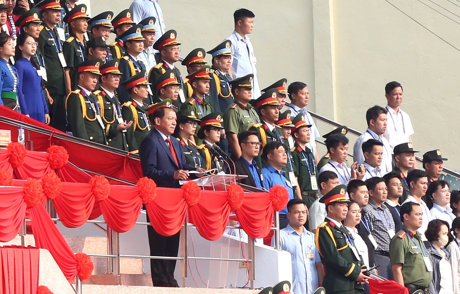 Tổng duyệt diễu binh, diễu hành kỷ niệm 70 năm Chiến thắng Điện Biên Phủ - ảnh 2