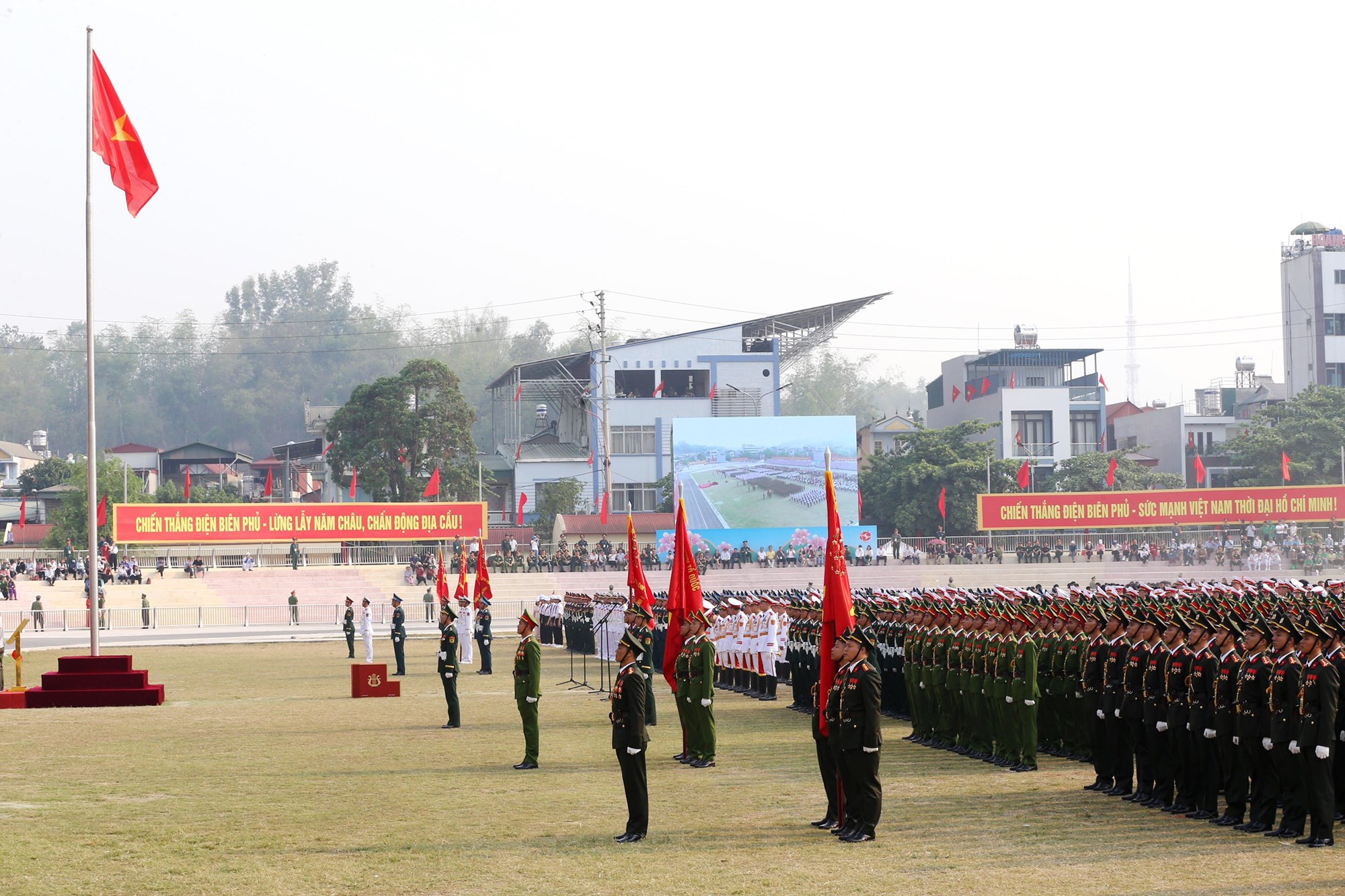 Tổng duyệt diễu binh, diễu hành kỷ niệm 70 năm Chiến thắng Điện Biên Phủ - ảnh 8