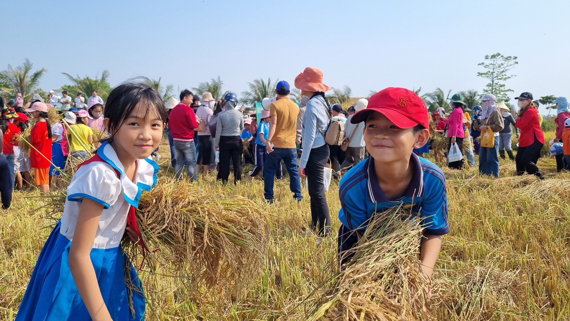 Hơn 400 học sinh trải nghiệm chương trình “Một ngày làm nông dân” - ảnh 2
