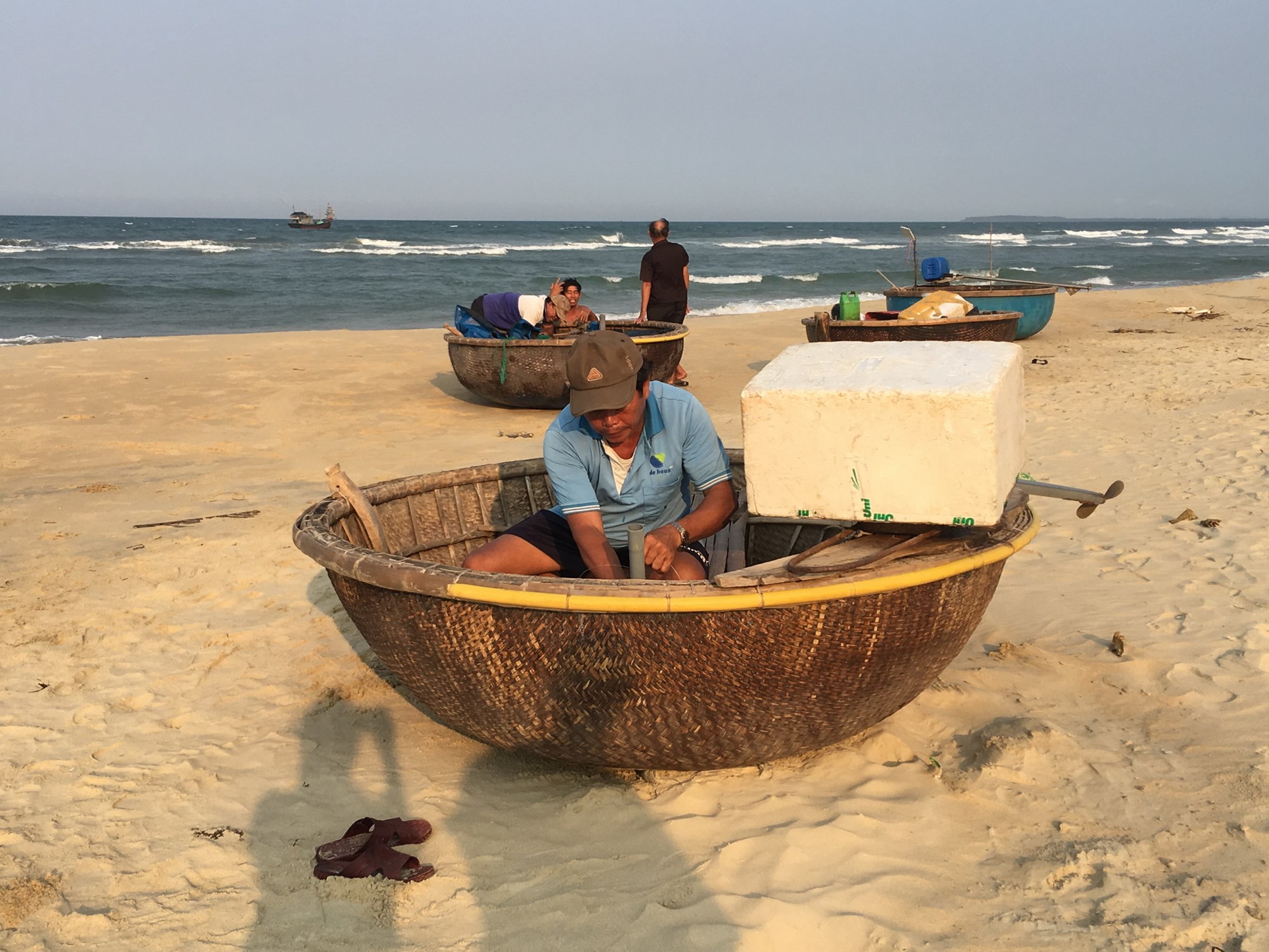 Nghề đan thuyền thúng ở Bình Minh  - ảnh 7