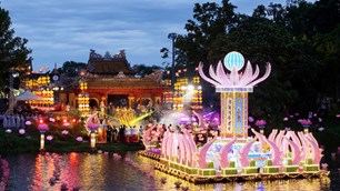 Lan tỏa nét đẹp văn hóa Phật giáo tại Tuần lễ Festival Huế 2024