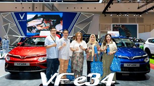VF e34 chính thức tới tay khách hàng Indonesia