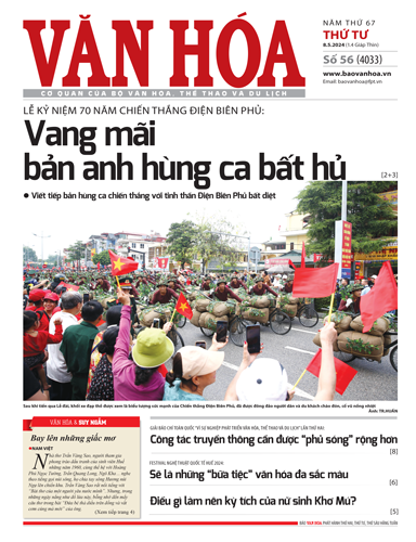 Báo Văn Hoá 8/5/2024 số 56