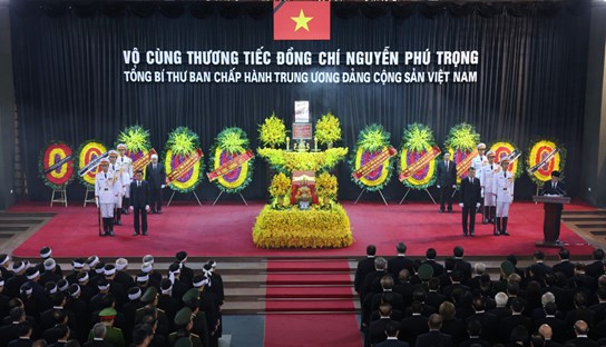  Lễ truy điệu và Lễ an táng Tổng Bí thư Nguyễn Phú Trọng 