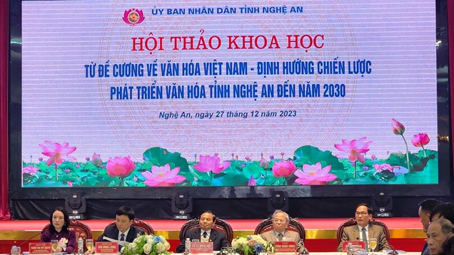 Từ đề cương về văn hóa Việt Nam, Nghệ An định hướng chiến lược phát triển văn hóa