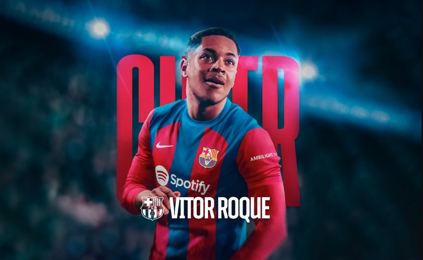 CHÍNH THỨC: Barca xác nhận Vitor Roque ra đi sau 8 tháng gia nhập - ảnh 2